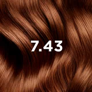 PHYTO FARBA DO WŁOSÓW 7.43 Miedziany złoty blond