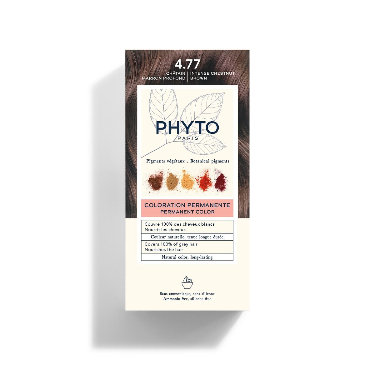 PHYTO FARBA DO WŁOSÓW 4.77 Intensywny kasztanowy brąz