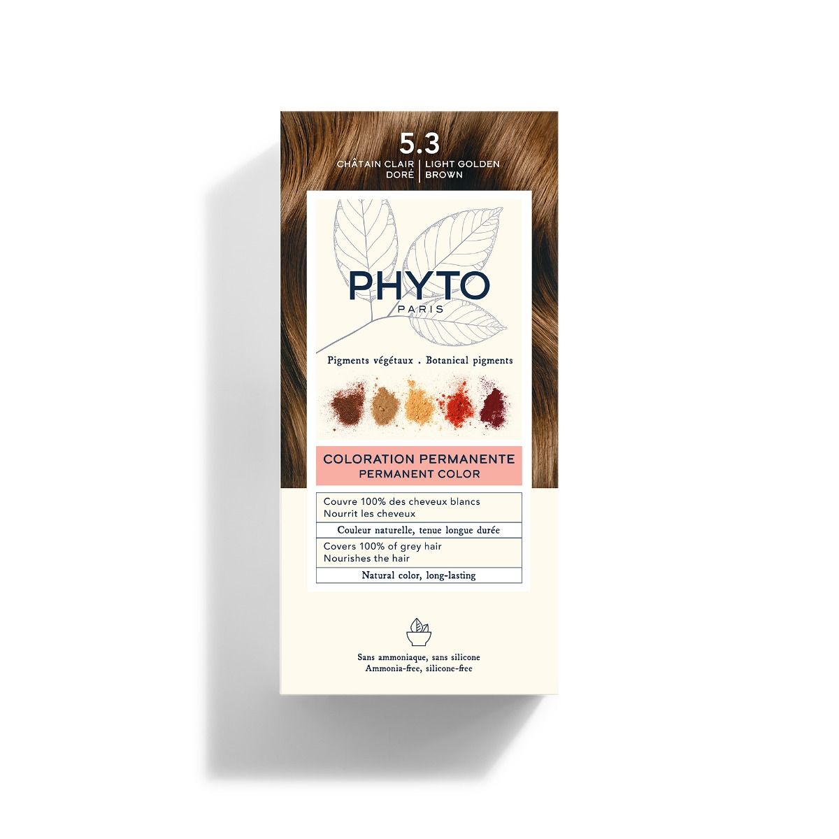 PHYTO FARBA DO WŁOSÓW 5.3 Jasny Złoty Kasztan
