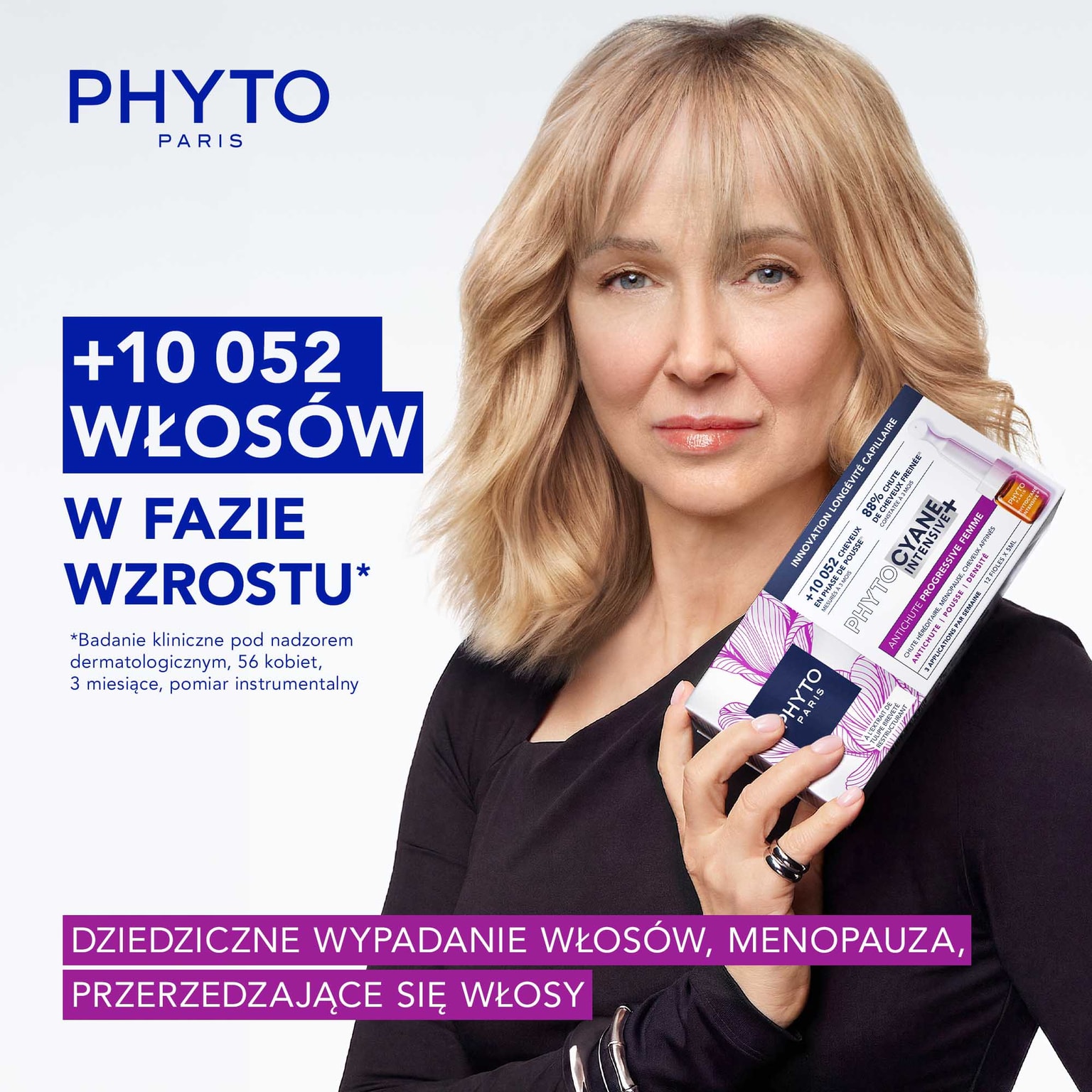 Phytocyane Intensive+ KURACJA PRZECIW POSTĘPUJĄCEMU WYPADANIU WŁOSÓW DLA KOBIET